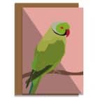 Greetings Card Luxury Designer Personalised Message Sustainable Environmentally Friendly paper from an FSC-certified supplier Plastic Free - Swan greeting card illustration by Lorna Syson love birds