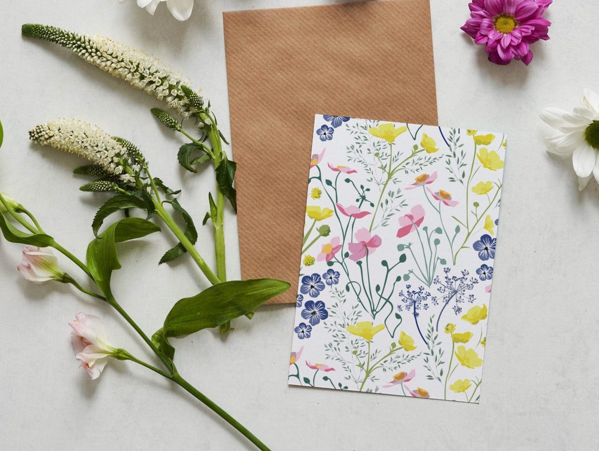 Floral female empowerment cards, luxury designer, positive messaging thought message card, thinking of you, mothers day, I love you mama mummy flowers designer personalised messages greetings
