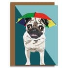 Arnie The Pug Card designed by Lorna Syson