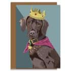 Greetings Card Luxury Designer Personalised Message Sustainable Environmentally Friendly paper from an FSC-certified supplier Plastic Free - german pointer