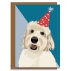 Greetings Card Luxury Designer Personalised Message Sustainable Environmentally Friendly paper from an FSC-certified supplier Plastic Free - birthday cockapoo