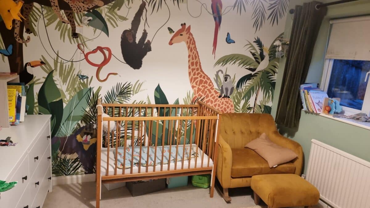bespoke jungle wallpaper by designer Lorna Syson - wallpaper bespoke design