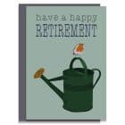 Greetings Card Luxury Designer Personalised Message Sustainable Environmentally Friendly paper from an FSC-certified supplier Plastic Free - Happy retirement