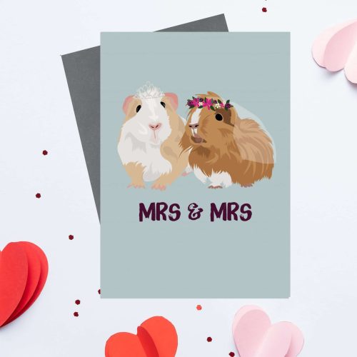 Wedding Card Mrs and Mrs wedding greeting card LGBTQ+