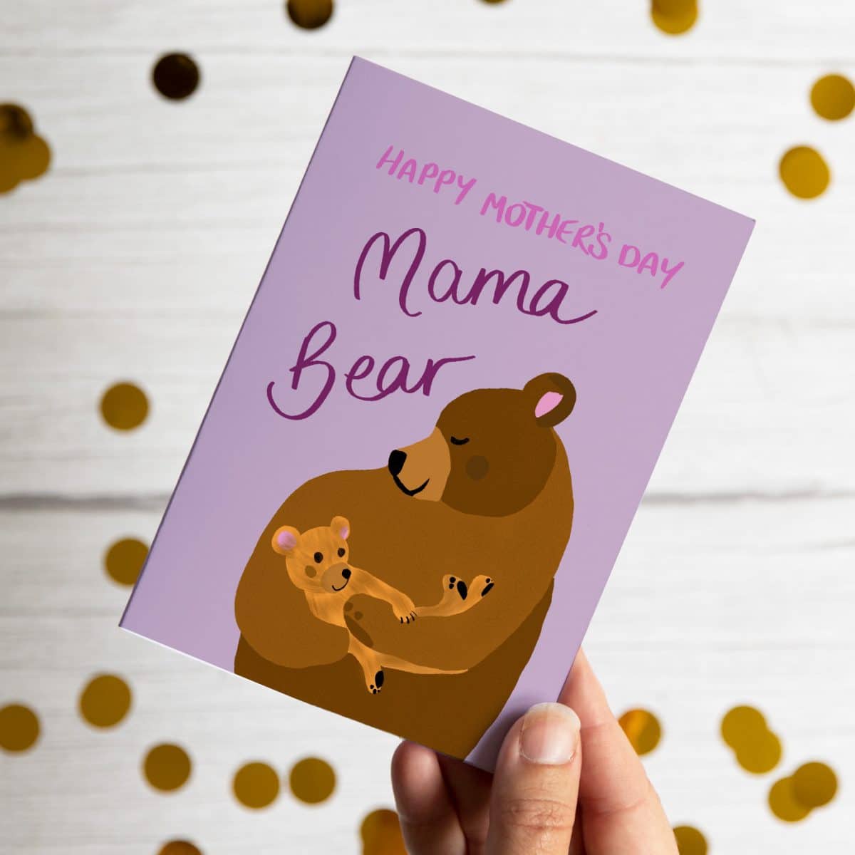 sustainable FSC designer plastic free bear mothers day