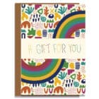 A Gift For You Greeting Card, greeting card, luxury greeting card, raph and rose, collaboration, designer greeting card