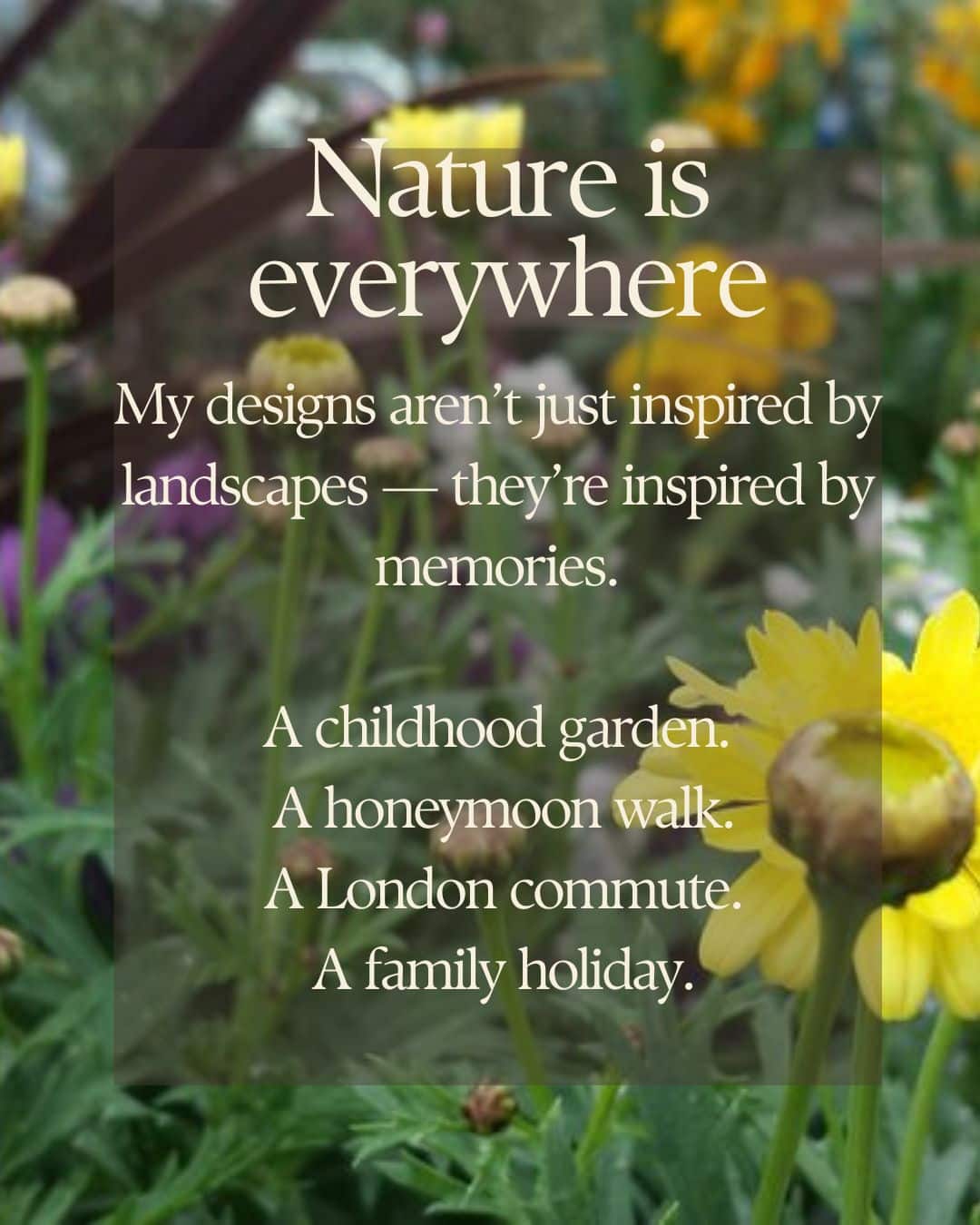 town VS countryside, design inspiration by Lorna Syson
