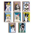 luxury greeting card, eco-friendly greeting card, dog greeting card. birthday card, stationery, Alfie the Bichon Frise, Ellie the Golden Retriever, Monty the Schnauzer, Myrtle the Spaniel, Parker the Cockapoo, Jess the Boarder Collie, Otis the Pug and Truffle the Chihuahua, dog stationery, british greeting card, british stationery
