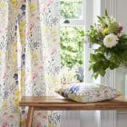 Meadow floral cushion and fabric by Lorna Syson