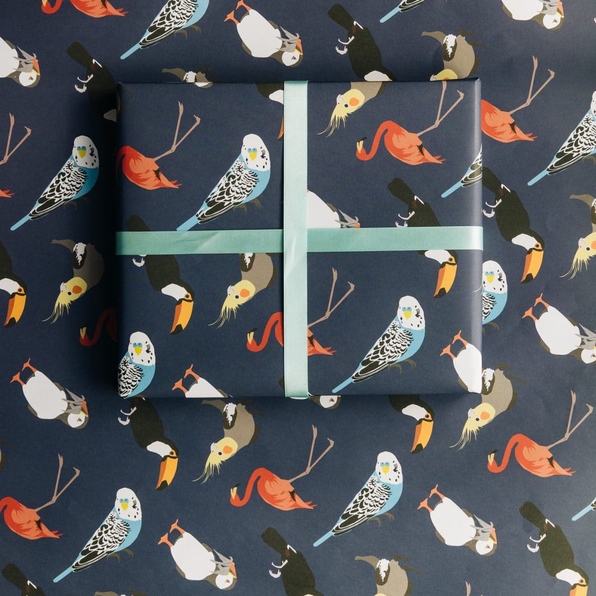 wrapping paper, luxury wrapping paper, gift wrap, plastic free, paper from an FSC-certified supplier, enviromentally friendly, sustainable, birthday paper, birthday wrapping paper. gifts bird wrapping paper