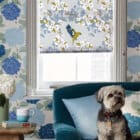 Lorna Syson order blinds roller blind luxury roller blind made in the UK designer collection greenfinch design