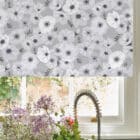 Lorna Syson order blinds roller blind luxury roller blind made in the UK designer collection posy stone design