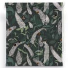 Lorna Syson order blinds roller blind luxury roller blind made in the UK designer collection buddleia green bee and butterfly design