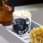 Luxury Ceramic Scented Candle Gifts Handmade UK Luxury Candles Reusable British Wilflowers English Yellow Bee Buttercup Designer Floral Butterfly Flowers Vegan Coconut Wax Lorna Syson