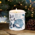 Luxury Ceramic Scented Candle Gifts Handmade UK Luxury Candles Reusable British Wilflowers English Yellow Bee Buttercup Designer Floral Butterfly Flowers Vegan Coconut Wax Lorna Syson