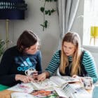 syson whyte Lorna Syson emma whyte woodland furniture upcycled furniture badger illustration collaboration bespoke furniture woodland design countryside chest of drawers wardrobe british design