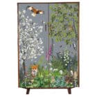 syson whyte Lorna Syson emma whyte woodland furniture upcycled furniture badger illustration collaboration bespoke furniture woodland design countryside chest of drawers wardrobe british design