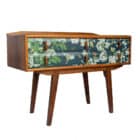 syson whyte Lorna Syson emma whyte woodland furniture upcycled furniture badger illustration collaboration bespoke furniture woodland design countryside chest of drawers wardrobe british design