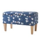 Lorna Syson long tailed tit fabric - fabric for blinds - bird and foliage