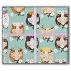 wrapping paper, luxury wrapping paper, gift wrap, plastic free, paper from an FSC-certified supplier, enviromentally friendly, sustainable, birthday paper, birthday wrapping paper. gifts, guinea pig