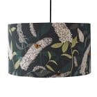 Butterfly lampshade - buddleia design - dark green - lorna syson homeware