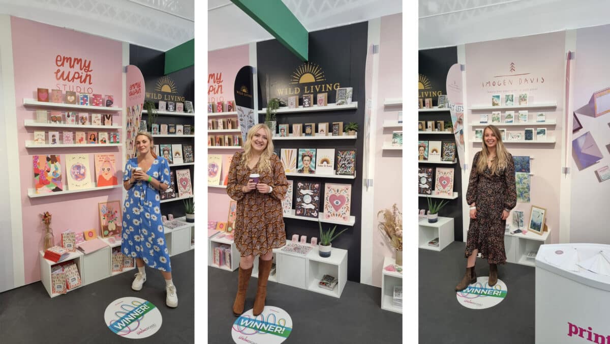 Emmy Lupin Studio illustrated stationery, Printed.com Spotlight winner 2021 Printed.com Creative Springboard winners exhibiting at Top Drawer London 2021 Wild Living UK stationery by Stephanie Bertenshaw, Rising Star winner 2021 Imogen Davis Design nature-inspired stationery, Printed.com Rising Star winner
