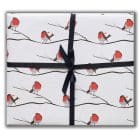 robin wrapping paper designed by Lorna Syson printed in the UK