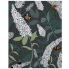 Designer Buddleia Wallpaper - Flowers and Butterflies - Lorna Syson