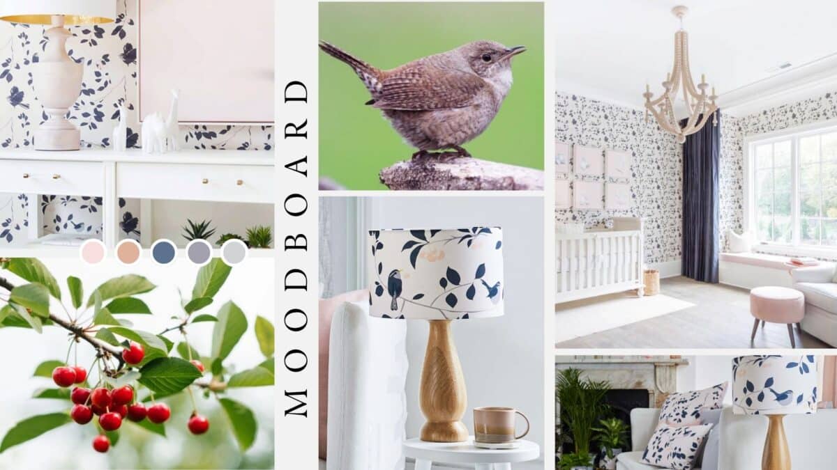 Wren & Cherry Wallpaper: Paint Colour Pairings | Lorna Syson